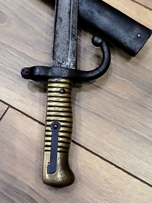 Френски щик нож байонет Шаспо Chassepot M1886 еднакви номера