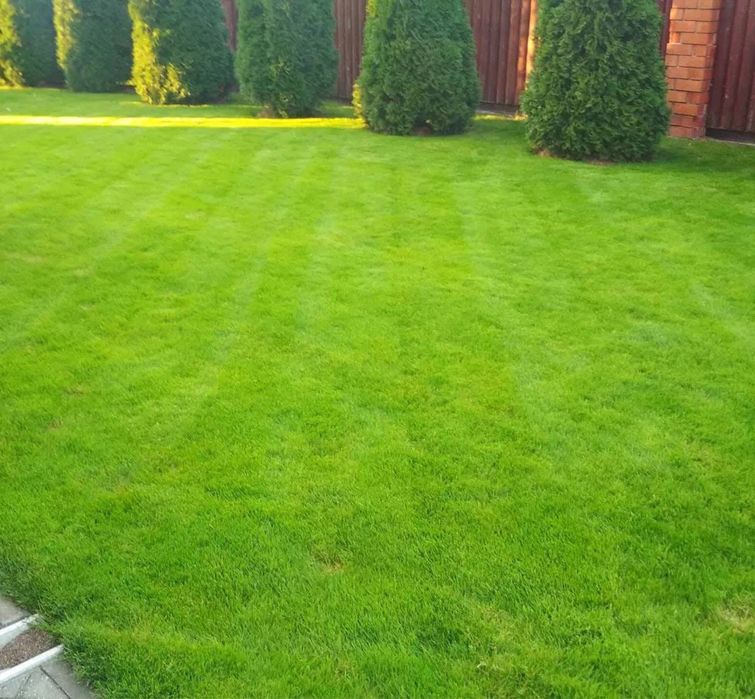 Газон под ключ вспашка земли мотоблоком