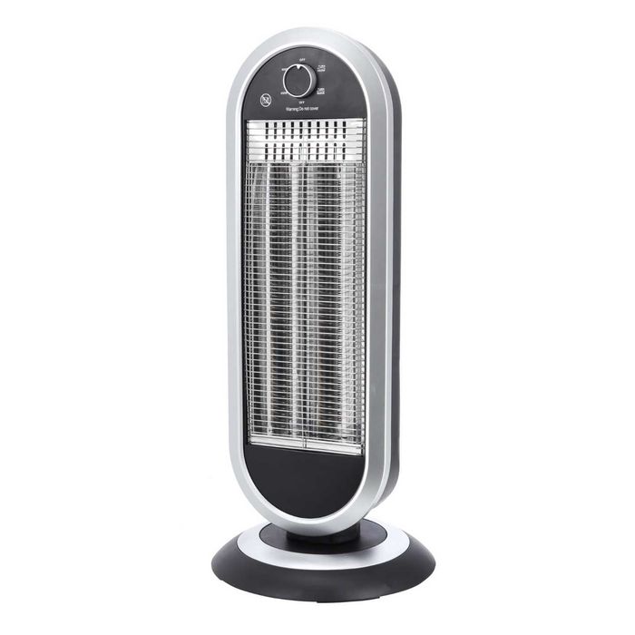 Инфрачервен нагревател Zenet 515, отопляем радиатор 2 режима, черен