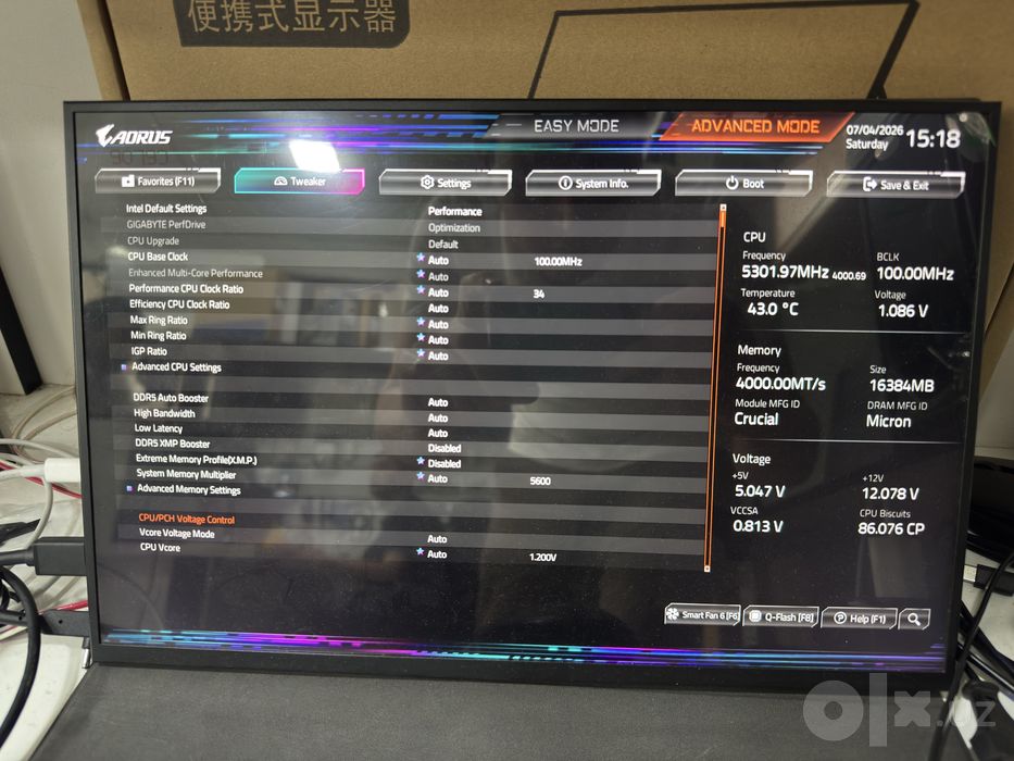 Материнская плата GIGABYTE Z790 AORUS Elite AX DDR5 + i7-13700K