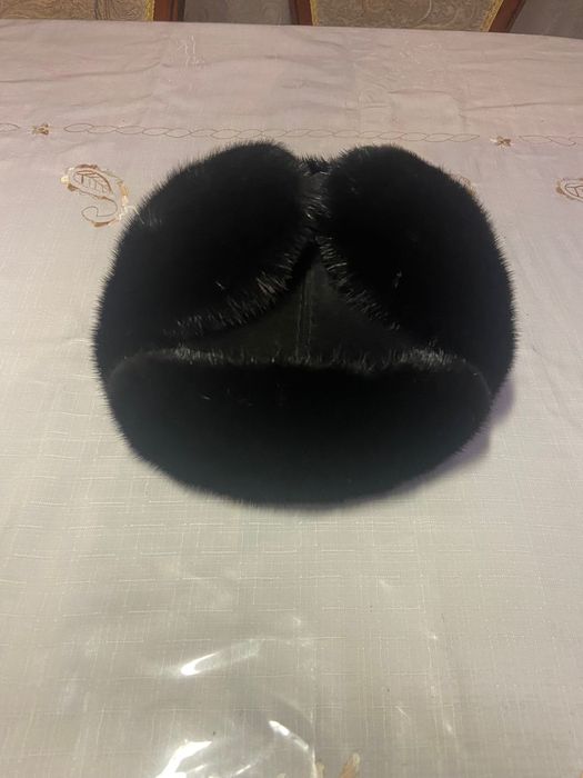 Ушанка норковая 56 размер