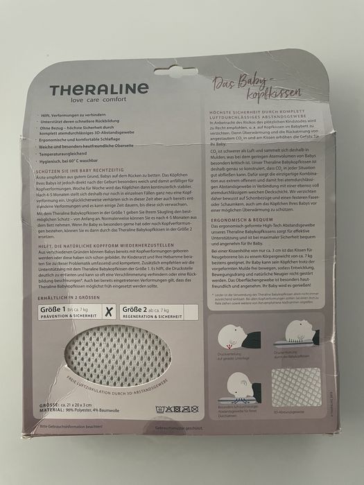 Възглавница за оформяне на глава на бебе