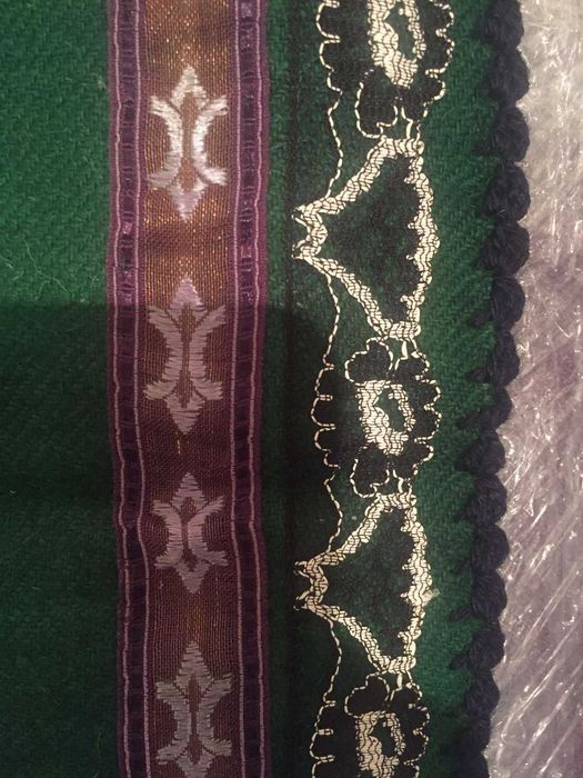 Автентична ръчно Бродирана Народна носия Пола и Риза; Престилка