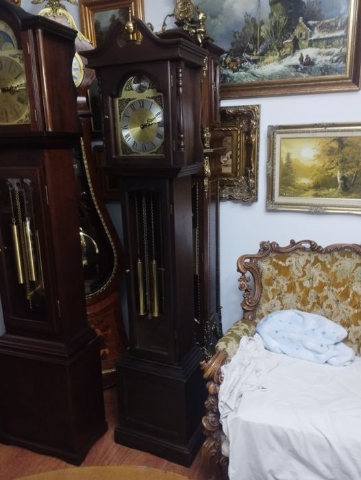 Ceas pendula de podea mecanism Urgos anii 80 cu pendul Westminster