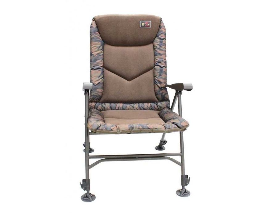 Scaun Pescuit ZFISH DELUXE- Green / Camo - Spatar Inalt Reglabil 8 Pozitii
