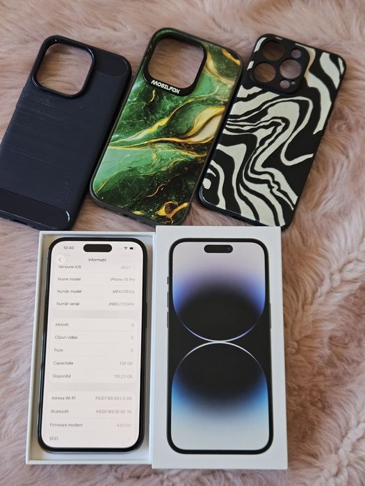 Iphone 14 pro 128GB Full Box în stare foarte bună