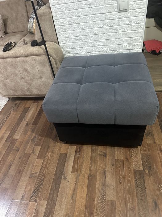 Большой пуфик с ящиком