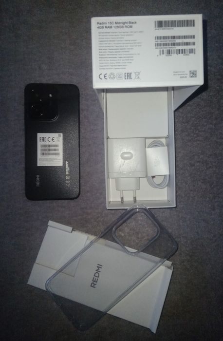 Redmi 15C+NFC 2025г 6000мач батарея