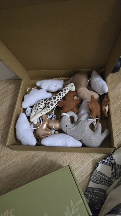 Детский мобиль деревянный