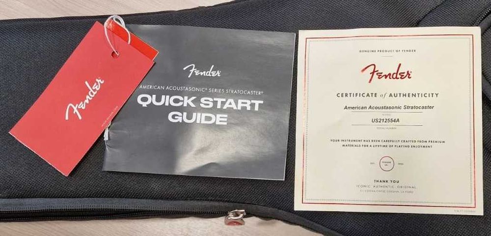 Гитара Fender American Acoustasonic Stratocaster