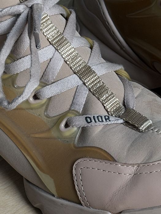 Dior кроссовки пудрово розовые D-connect