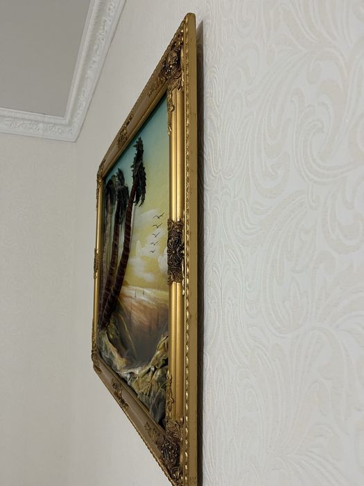 Продам картину из кожи