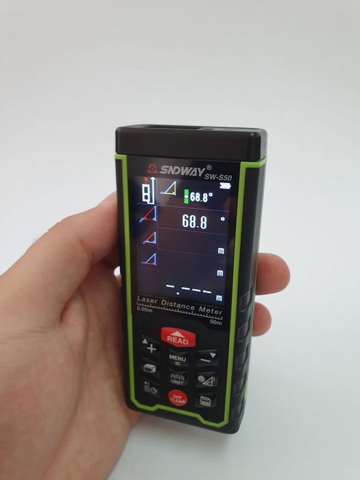 50м лазерный уровень дальномер рулетка лазерный метр lazer metr Sndway