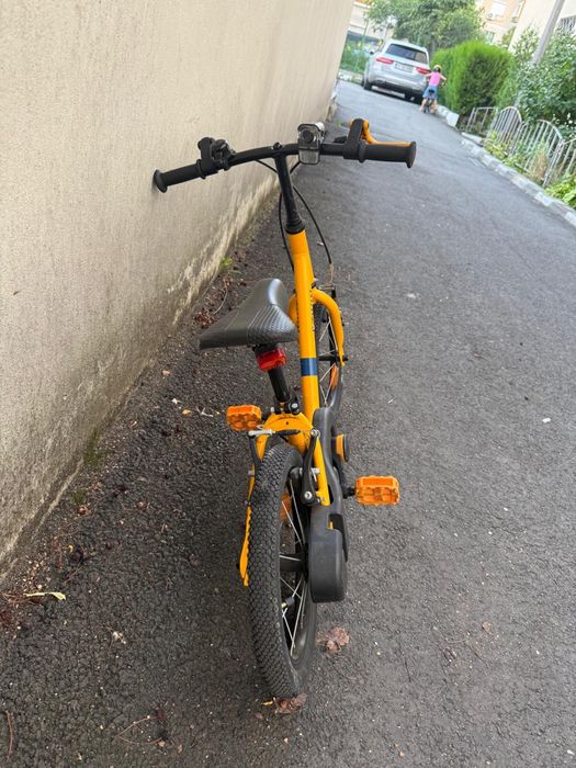 Bicicleta copii decathlon btwin 14” potrivita inaltime copil 90-110 cm