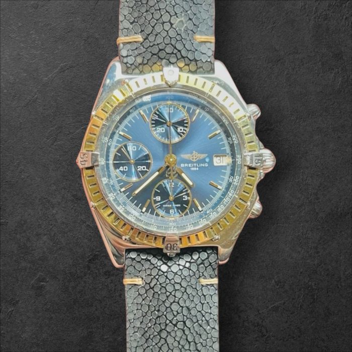 Breitling Chronomat – Steel & 18k Gold Bezel, 39 мм, Automatic Chronograph Valjoux 7750