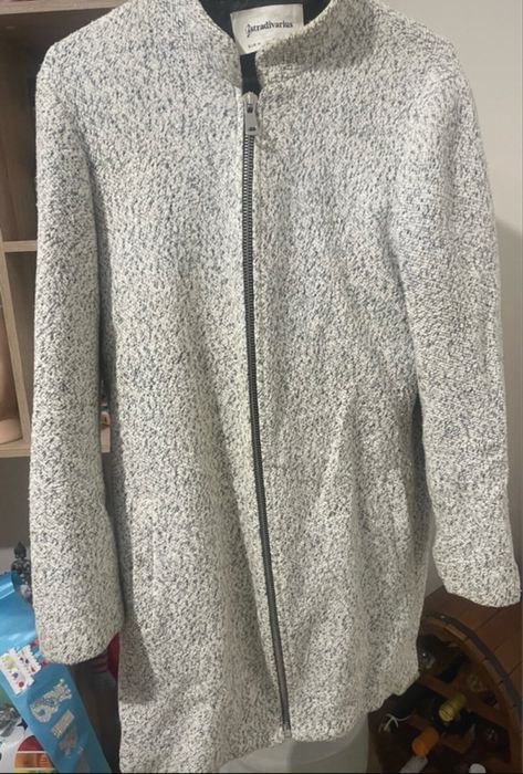 Palton subtire, cu fermoar