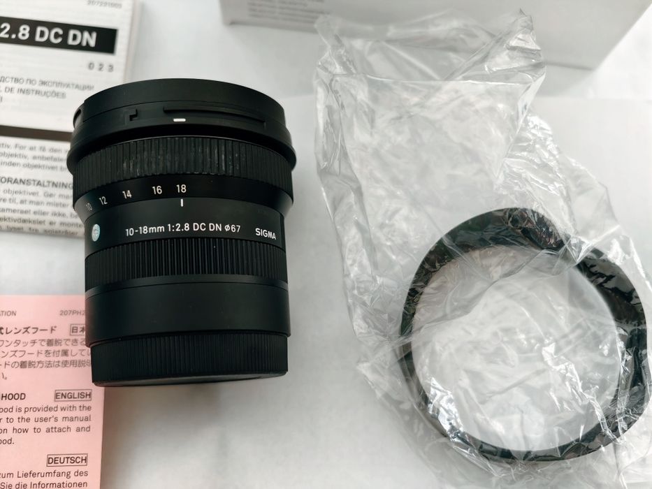 Продавам обектив Sigma 10 -18 f2.8 за Sony