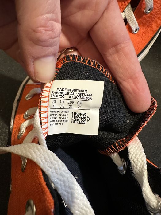 Tenisi converse rosu, marime 36-37