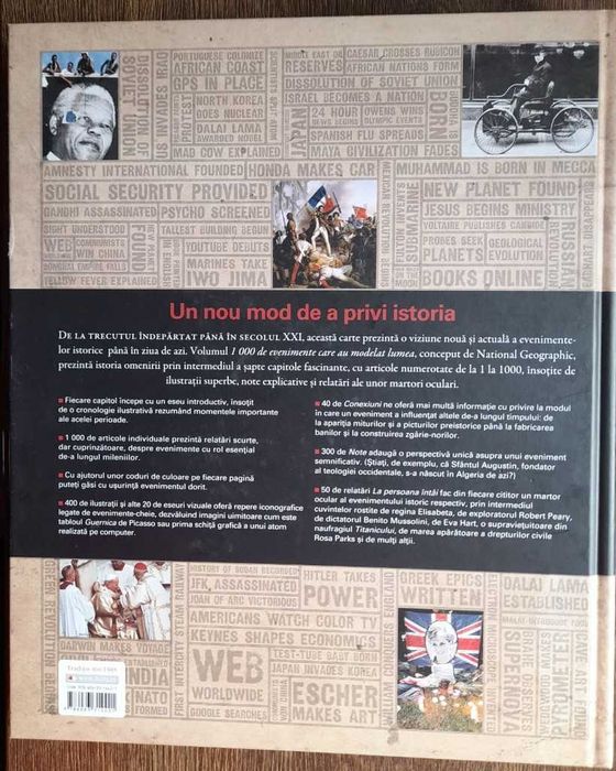 Carte istorică  1000 de evenimente care au modelat lumea