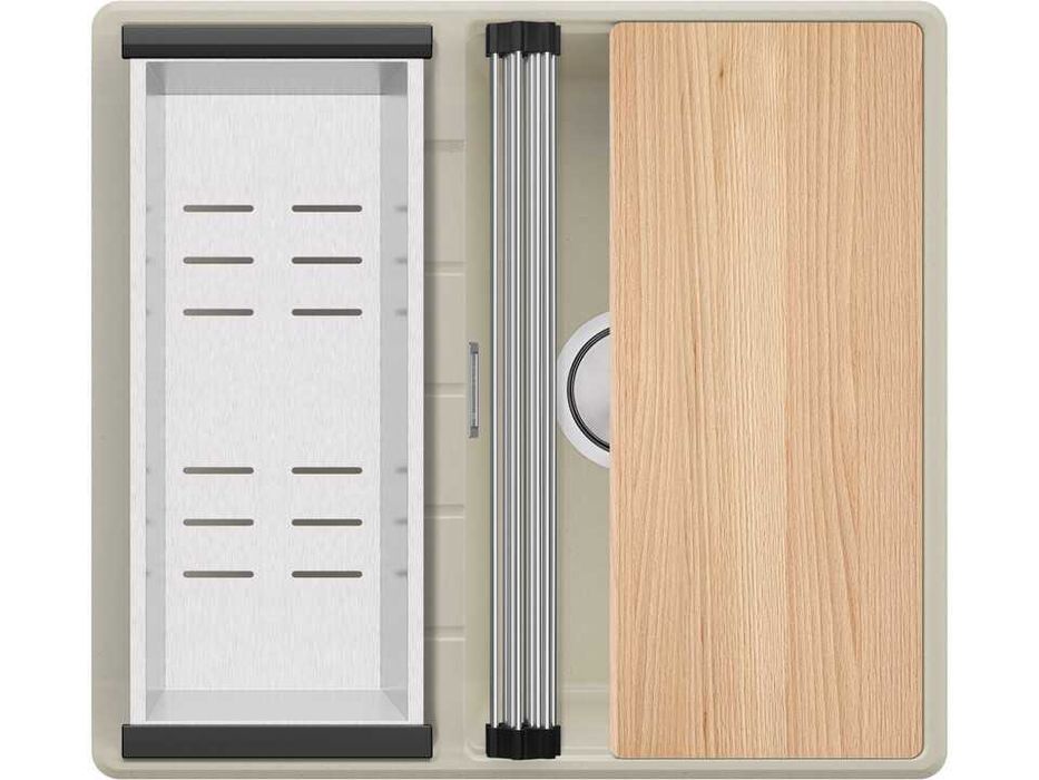 Кухненска Мивка от Гранит Копенхаген 780 x 500 Smart XXL - бежов