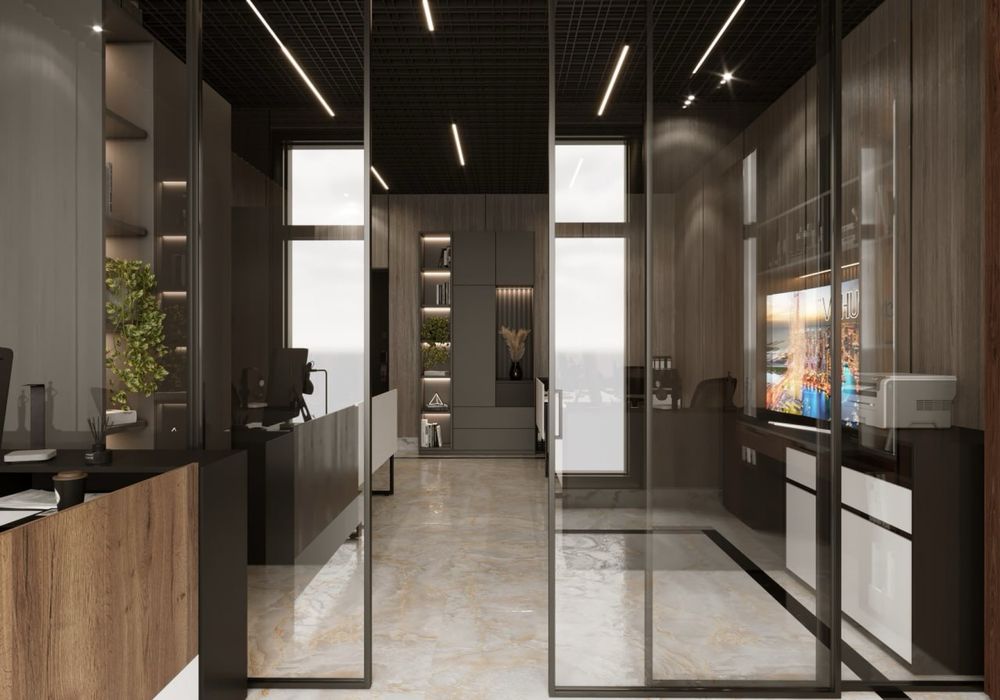 Сдается современный офис в Piramit Towers | 45 кв.м | 12 этаж