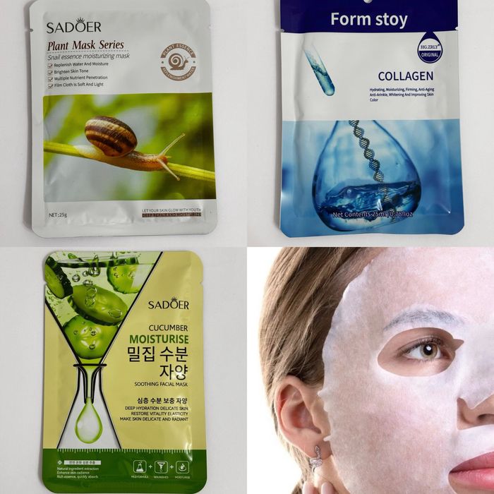 Маска для лица тканевая