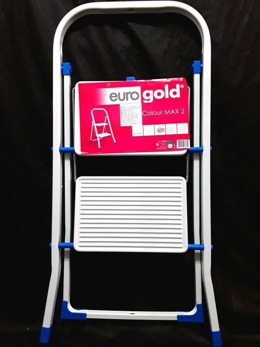 SCARA PLIANTA 2 TREPTE din Otel sarcina maximă 150 Kg - NOUĂ - 80 Lei