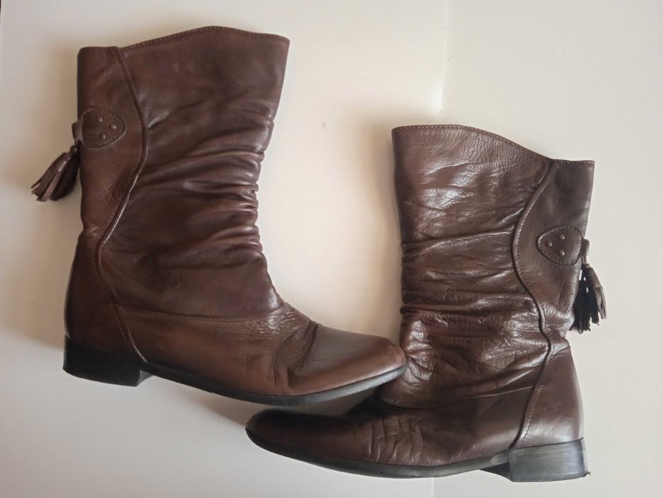 Mister Minit дамски ботуши естествена кожа