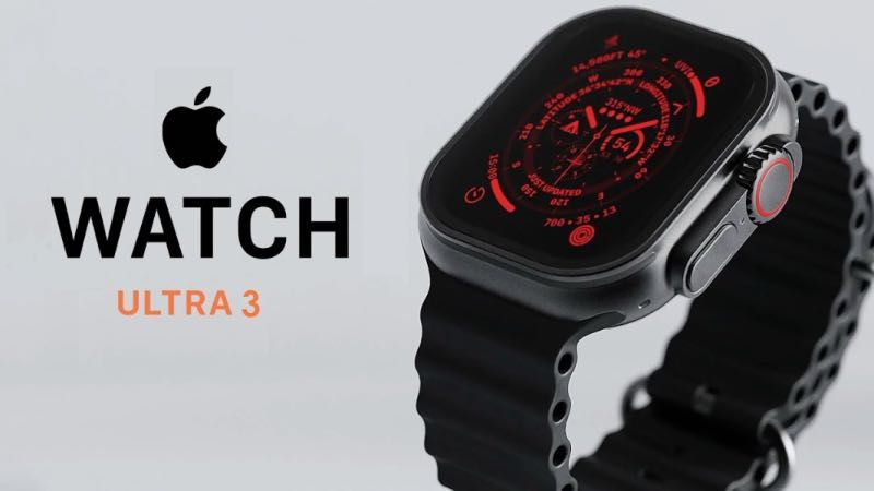 Apple Watch Ultra 3 5G 2025 49mm Black / Natural Titanium Case