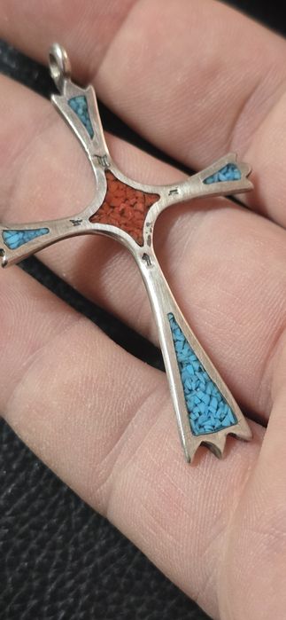 Cruce din argint masiv