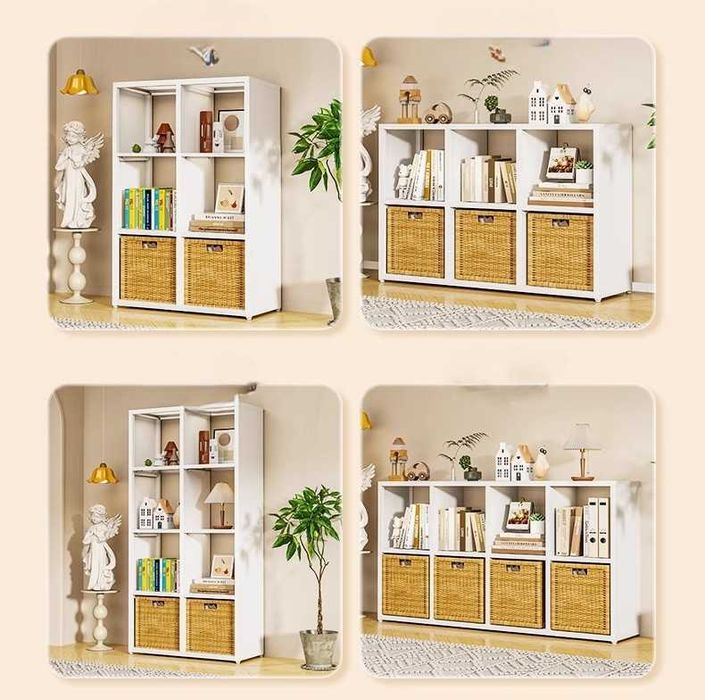 Shkaf javonlari bor\Книжные узкие полки для хранения папок и книг