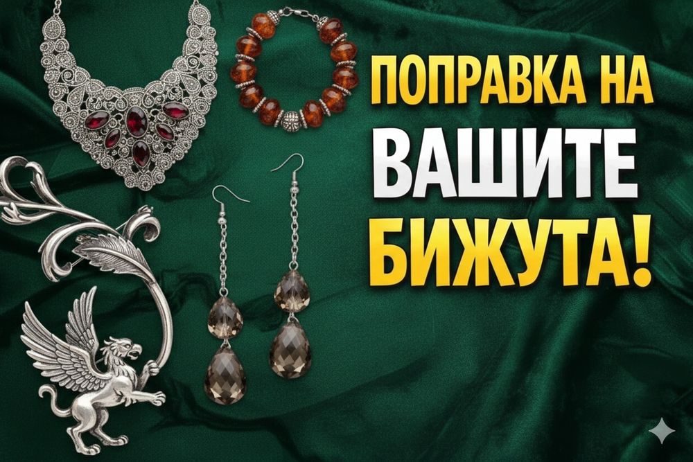Поправка на бижута, бижутер, златар