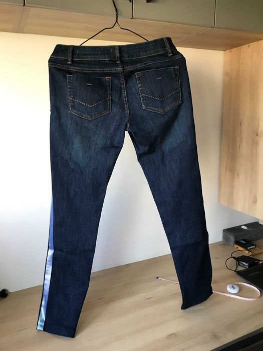 Blug cu bandă Blugi albaștri de damă mărime 38