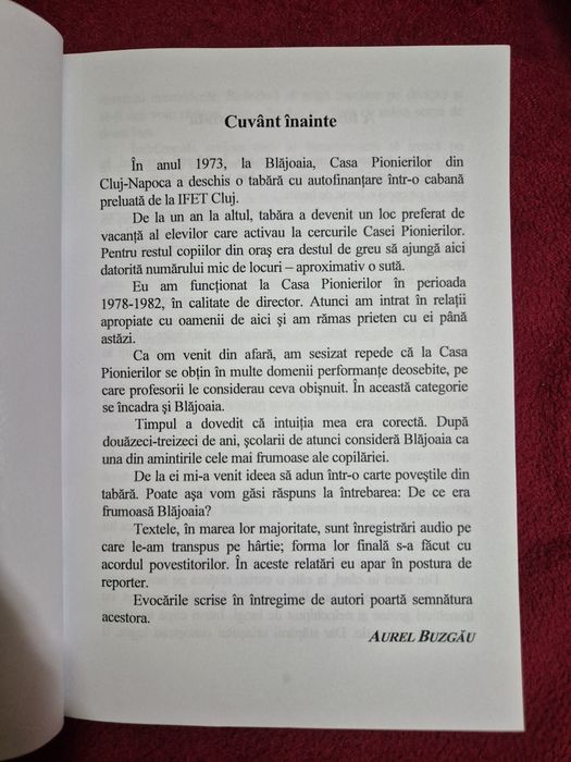 Povești din Blăjoaia – Aurel Buzgău | Carte rară, nostalgică