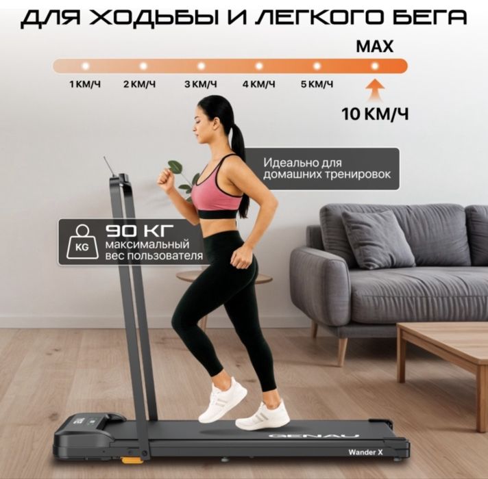 Продам беговую дорожку Genau Wander X