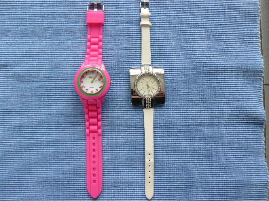 Ceasuri Dama "DISCO", 2 modele,mecanism Quartz curea silicon si piele