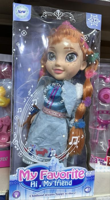 Детска кукла Принцеса Замръзналото кралство със звук и светлини