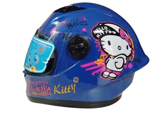 Детска каска Мотор/Мотопед/Вело/Скутер/Атв Шлем два двята