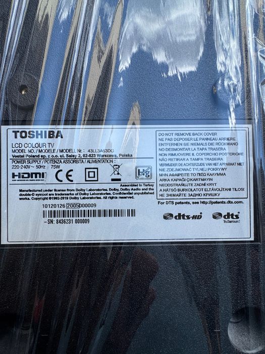 Телевизор ТОШИБА много добро състояние