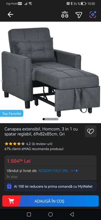 Fotoliu extensibil