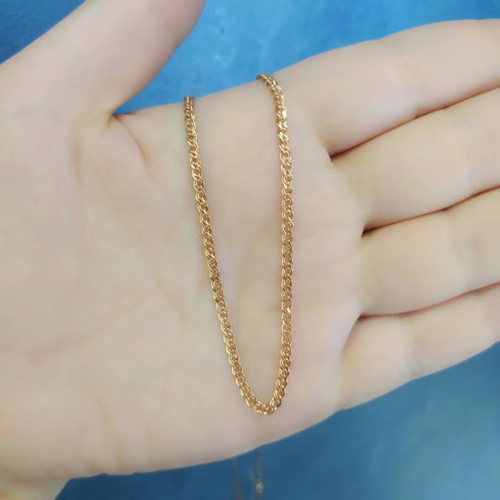 Золотая нежная цепочка золото 585 Доставка. Коробка в бонус)