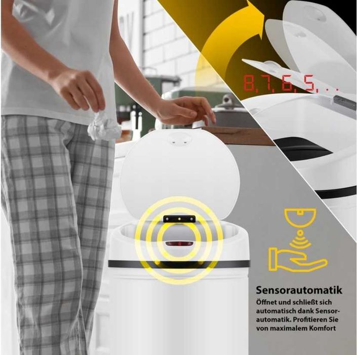 Автоматичен контейнер за боклук 30L/56L със сензор