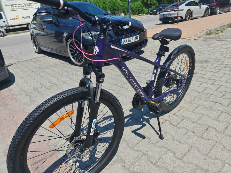X Алуминиев велосипед 24" CLASHER лилав