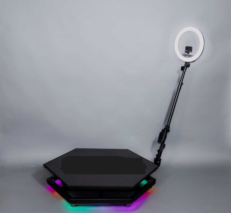 Platforma Selfie Video Booth 360 hexagonala