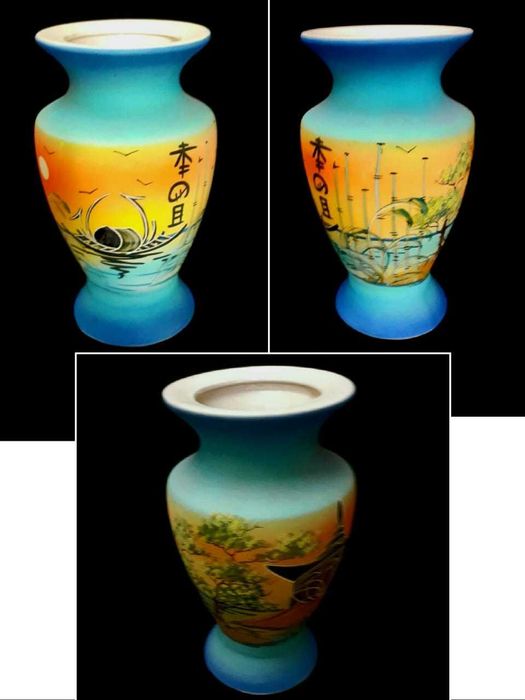 Ваза Китай и чайный набор.