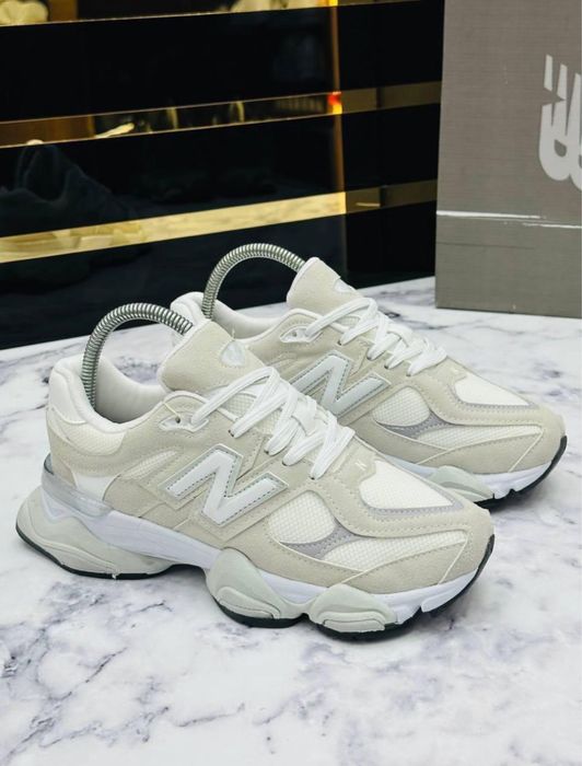 Adidasi New Balance 9060 Cream White Albi - 36-44