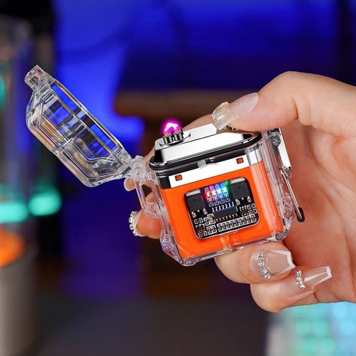 Shaffof qobiqli suv o‘tkazmaydigan elektron impulsli zajigalka