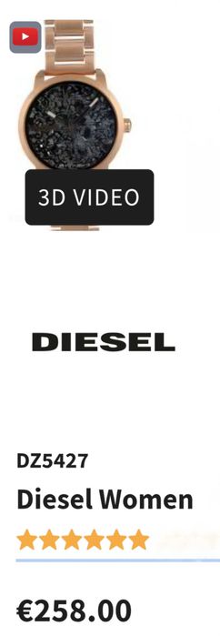 ОРИГИНАЛЕН diesel дамски часовник