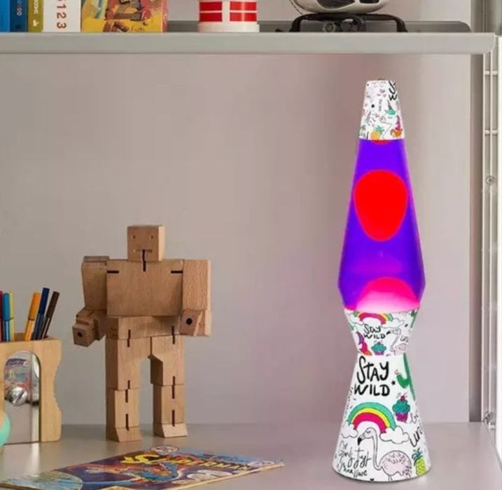 Lampa cu lavă Unicorn I-Total - Design unic "Stay Wild"
