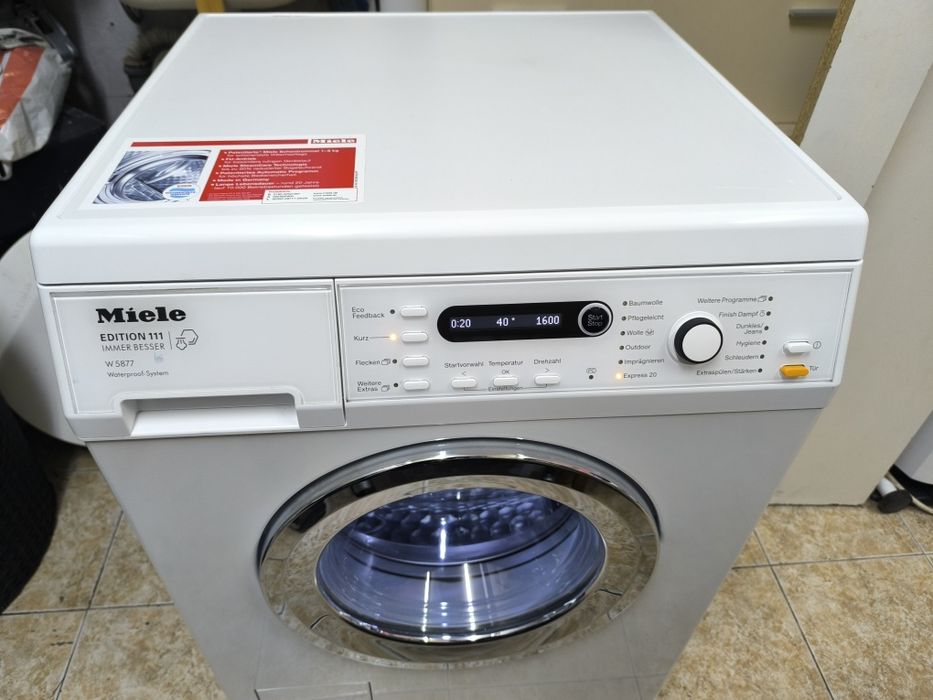 Пералня Miele W 5877 WPS - 8кг. 1600об. Лимитирана серия с пара .